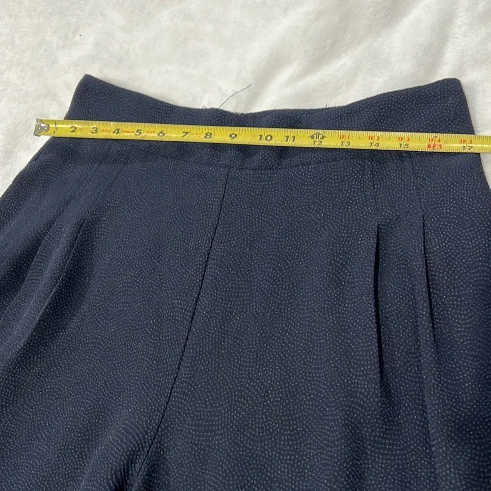 Nordstrom Chelsea 28 Cropped Wide Leg Trousers Sz L